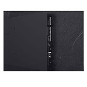 LG Smart TV LG OLED evo AI 4K C5 2025 77 pouces, Un léopard dans la forêt avec des couleurs et des détails éclatants. On voit une grille et une lumière briller derrière le léopard, indiquant comment LG AI Picture Pro a apporté des améliorations visu, OLED77C55LA, thumbnail 10