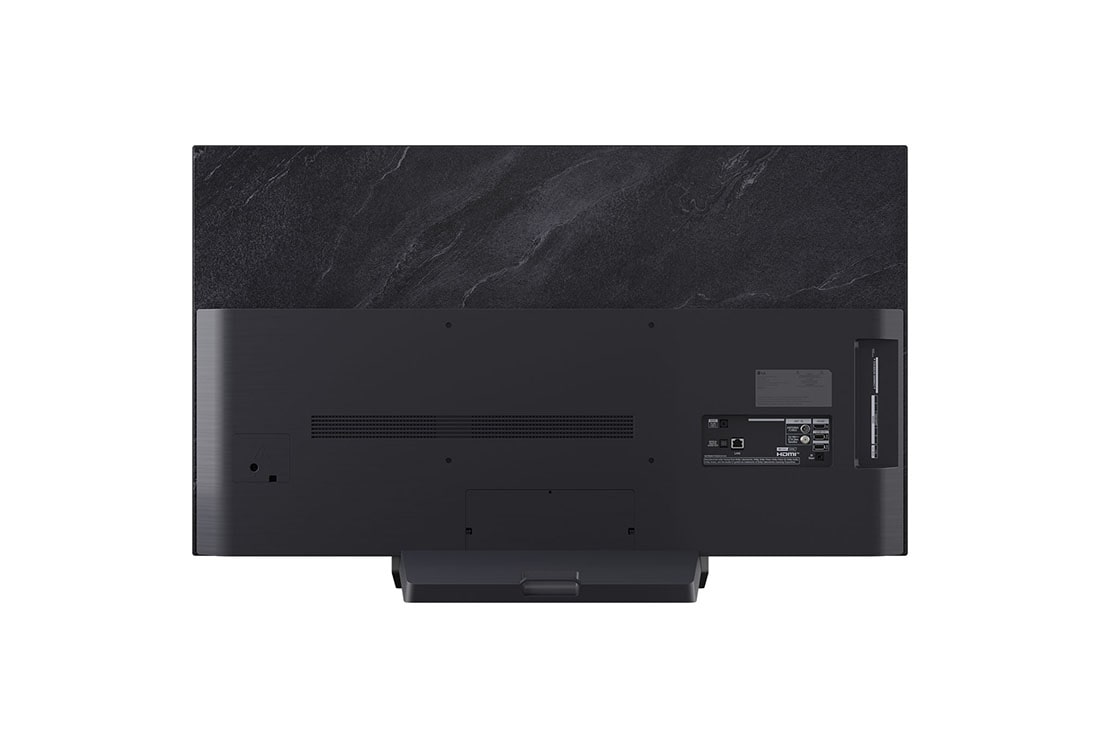 LG Smart TV LG OLED evo AI 4K C5 2025 48 pouces, Un léopard dans la forêt avec des couleurs et des détails éclatants. On voit une grille et une lumière briller derrière le léopard, indiquant comment LG AI Picture Pro a apporté des améliorations visu, OLED48C55LA, thumbnail 10