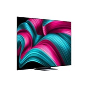 LG Smart TV LG OLED evo AI 4K C5 2025 83 pouces, Vue latérale de la Smart TV LG OLED evo AI C56 4K., OLED83C56LA, thumbnail 3