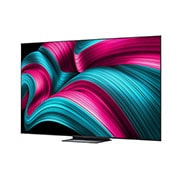 LG Smart TV LG OLED evo AI 4K C5 2025 83 pouces, Le processeur alpha 9 AI de 8ème génération s’illumine avec différentes nuances de bleu et des éclairs de lumière qui en sortent et mettent en évidence ses circuits. Les statistiques de performance so, OLED83C56LA, thumbnail 5