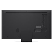 LG Smart TV LG QNED AI QNED87 4K 2025 50 pouces, Écran LG TV avec une télécommande AI Magic Remote au premier plan. Le bouton IA est mis en surbrillance et une bulle de dialogue montre du texte : suggérez un film que j’aime. À l’écran, nous voyons l, 50QNED87A6D, thumbnail 10