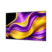 LG Smart TV LG OLED evo AI 4K G5 2025 97 pouces, Vue avant et latérale de la Smart TV LG OLED evo AI G5 4K montrant ses dimensions de longueur, largeur, hauteur et profondeur., OLED97G54LW, thumbnail 5