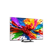 LG Smart TV LG QNED evo AI QNED93 MiniLED 4K 2025 55 pouces, Des éclaboussures de peinture éclatent en hauteur depuis le sol dans diverses couleurs. Certification Intertrek montrant des tests indépendants placés sous l’image. Le titre parle de la nouvelle techn, 55QNED93A6A, thumbnail 6