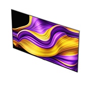 LG Smart TV LG OLED evo AI 4K G5 2025 55 pouces, Le processeur alpha 11 AI de 2ème génération sur un fond sombre. Il brille de l’intérieur d’une lumière violette et bleue, illuminant les circuits de micropuce qui l’entourent. Le titre parle de la fa, OLED55G55LW, thumbnail 6