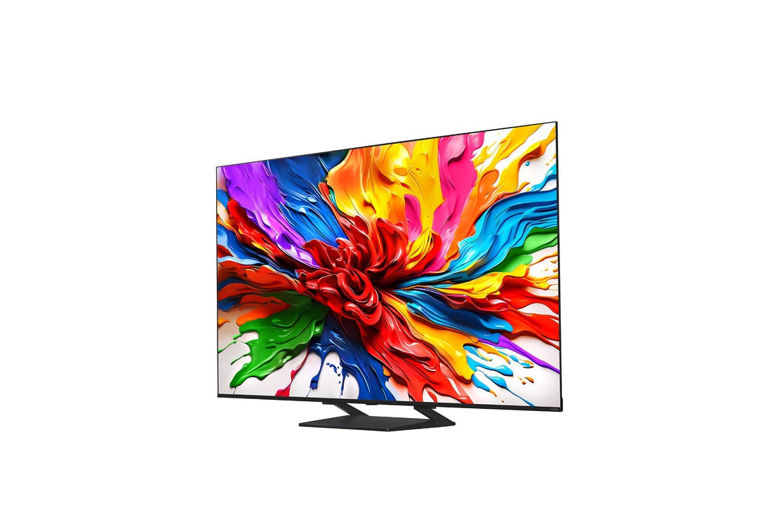 LG Smart TV LG QNED evo AI QNED93 MiniLED 4K 2025 65 pouces, Vue latérale orientée vers la gauche de la TV LG QNED evo QNED92., 65QNED93A6A, thumbnail 4