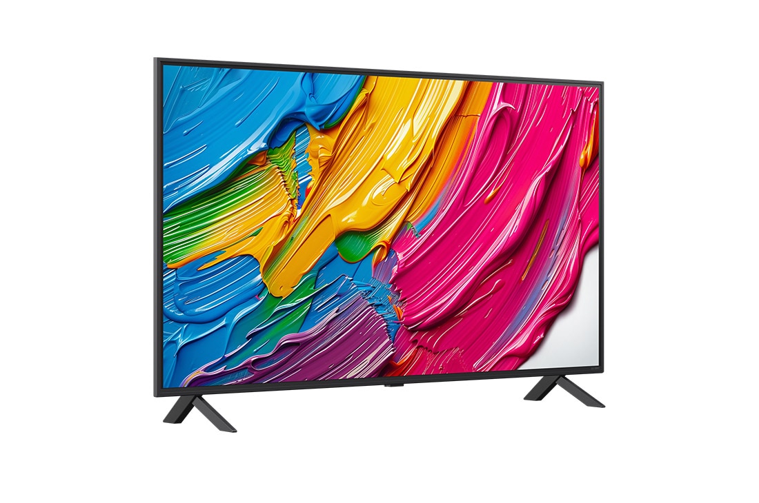 LG Smart TV LG QNED AI QNED80 4K 2025 50 pouces, side view, 50QNED80A6A, thumbnail 2