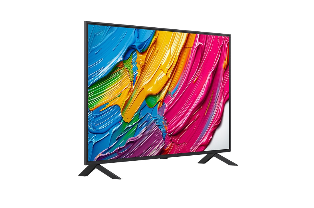LG Smart TV LG QNED AI QNED80 4K 2025 50 pouces, side view, 50QNED80A6A, thumbnail 3