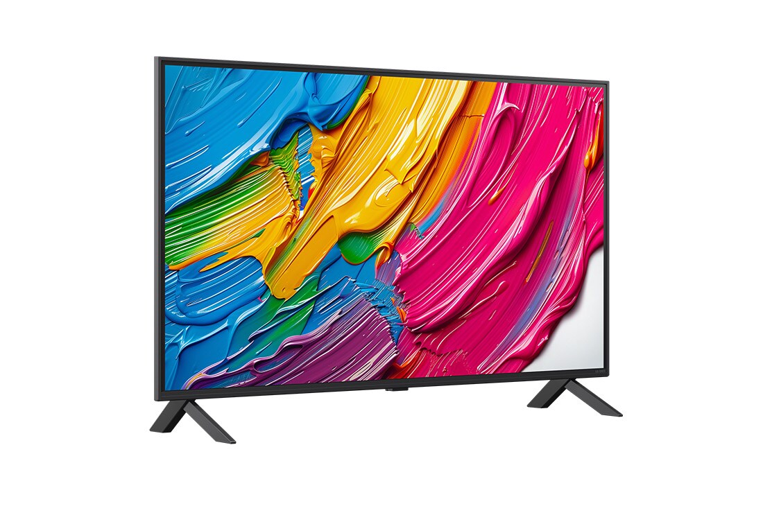 LG Smart TV LG QNED AI QNED80 4K 2025 43 pouces, side view, 43QNED80A6A, thumbnail 2