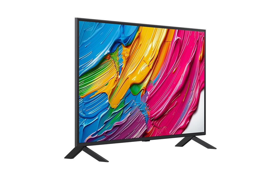 LG Smart TV LG QNED AI QNED80 4K 2025 43 pouces, side view, 43QNED80A6A, thumbnail 3