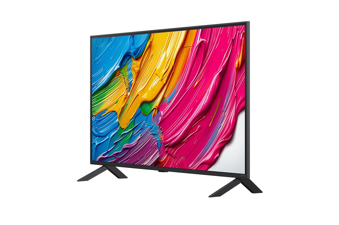 LG Smart TV LG QNED AI QNED80 4K 2025 43 pouces, side view, 43QNED80A6A, thumbnail 4