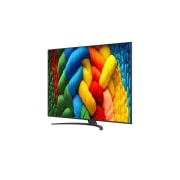 LG Smart TV LG NanoCell AI NANO81 2025 4K 86 pouces, Vue latérale orientée vers la gauche de la TV LG NanoCell NANO80., 86NANO81A6A, thumbnail 3