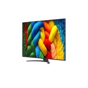 LG Smart TV LG NanoCell AI NANO81 2025 4K 75 pouces, Vue latérale orientée vers la gauche de la TV LG NanoCell NANO80., 75NANO81A6A, thumbnail 3