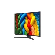 LG Smart TV LG NanoCell AI NANO81 2025 4K 43 pouces, Vue latérale orientée vers la gauche de la TV LG NanoCell NANO80., 43NANO81A6A, thumbnail 3