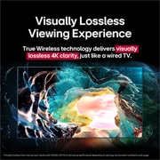 LG  TV véritablement sans fil LG OLED evo AI 77 pouces M5 avec transfert audio et vidéo 4K 144 Hz, Vue latérale de la Smart TV LG OLED evo AI G5 4K., OLED77M59LA, thumbnail 4