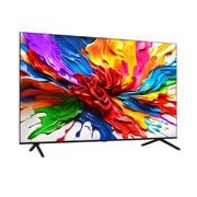 LG Smart TV LG QNED evo AI QNED92 MiniLED 4K 2025 55 pouces, Des éclaboussures de peinture éclatent en hauteur depuis le sol dans diverses couleurs. Certification Intertrek montrant des tests indépendants placés sous l’image. Le titre parle de la nouvelle techn, 55QNED92A6A, thumbnail 6