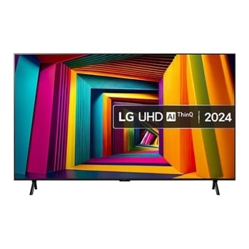 Vue avant du téléviseur UHD de LG