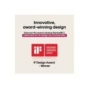 LG Écran tactile portable LG StanbyME 2 Super de 27 pouces, iF Design Award 2025 logo. Design Award Winner., 27LX6TDGA, thumbnail 7