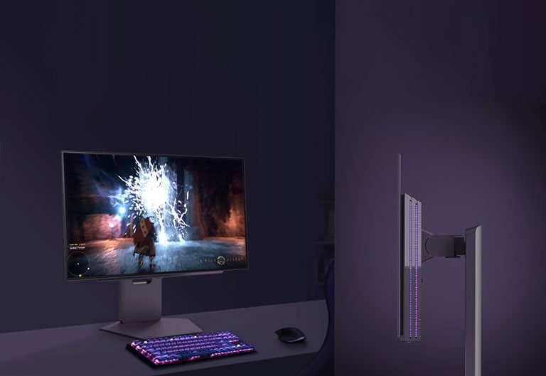 Image de produit du moniteur pour jeu UltraGear OLED 27GX790A.	