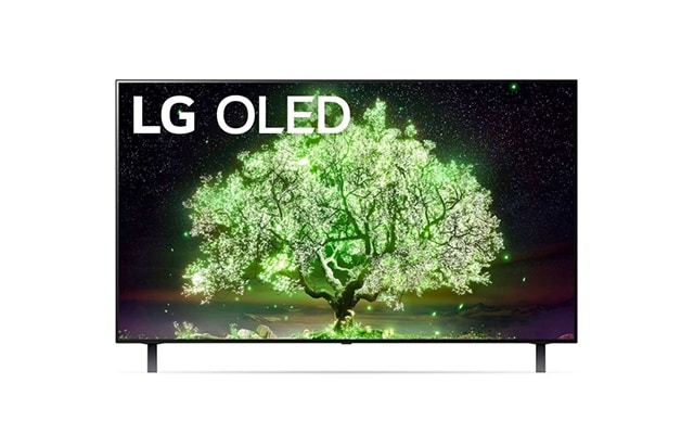 A front image of LG OLED A1 Smart TV.