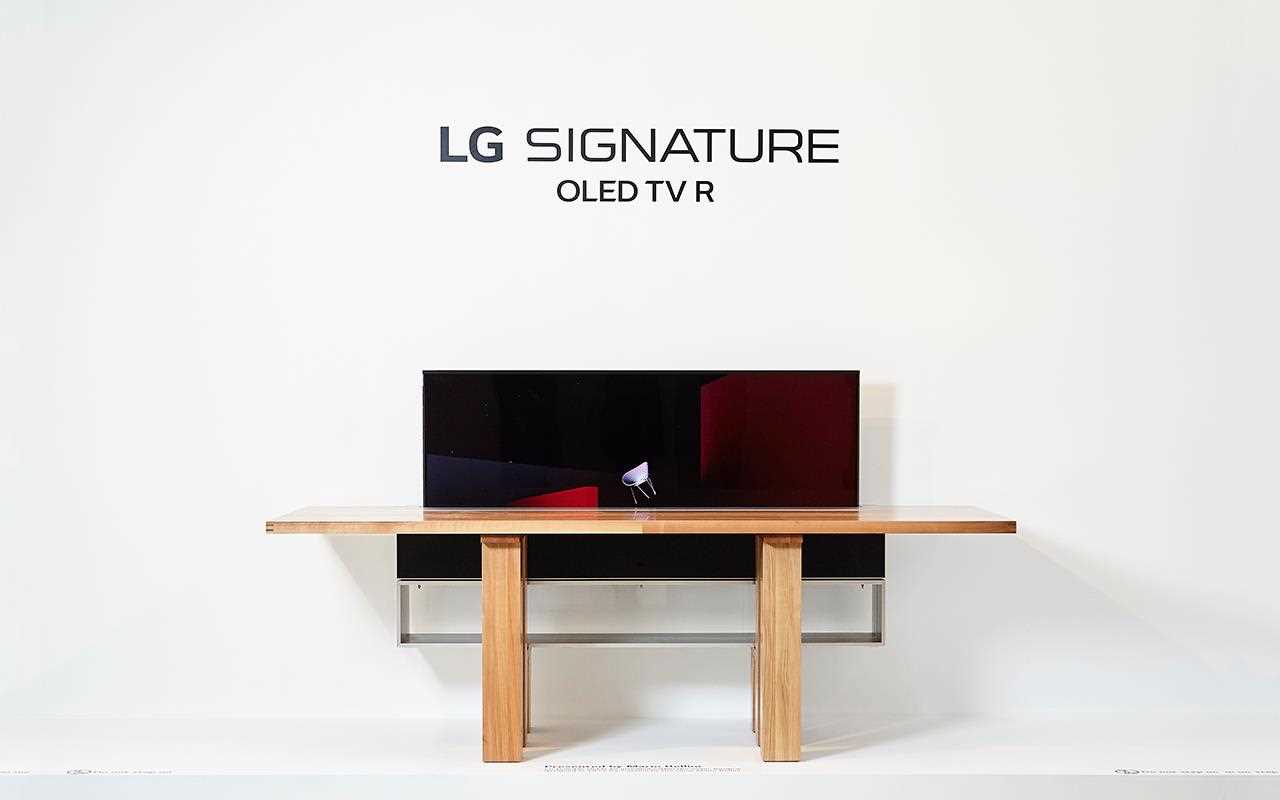 The LG SIGNATURE Rollable TV, on show at Milan Design Week | More at LG MAGAZINE