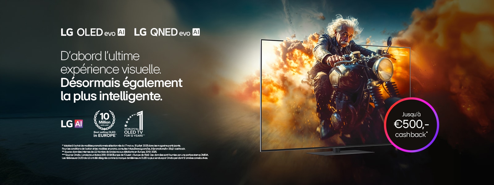 Image de la célébration des 10 ans de webOS pendant la LG Streaming Week, avec des partenaires de contenu mondiaux