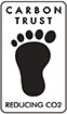 Logo Carbon Trust pour la réduction du CO2.