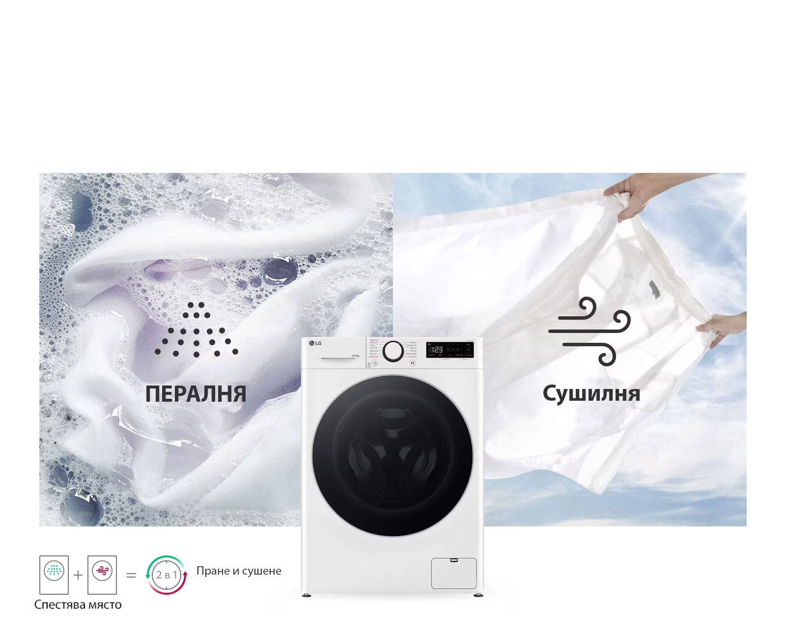 Пералня и сушилня в едно