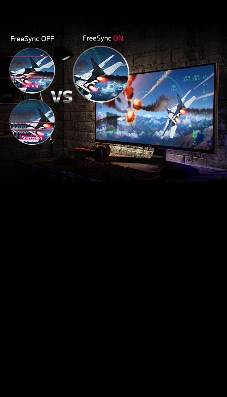 Clear, Live Gaming Scenes with FreeSync