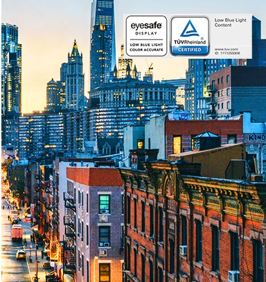 Изображението показва сцената, приложена в режим „Live Color Blue Light Mode“, чийто син тон е коригиран, но цветовете на всеки обект са по-ясни и ярки от режима на четец.