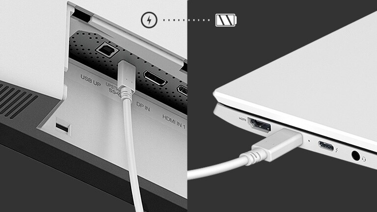 Той изразява функцията за захранване с USB Type-C.