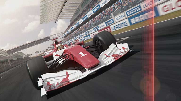 Сравнително видео преди и след прилагане на функцията Dynamic Tone Mapping.