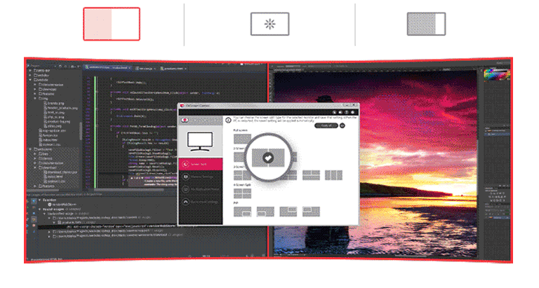 Екранен контрол (OnScreen Control) предлага по-лесен за използване потребителски интерфейс.