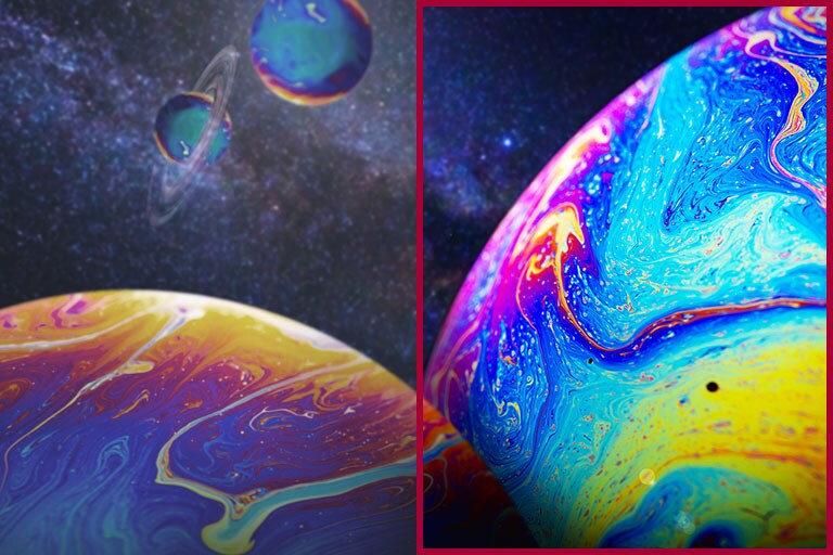 Високото контрастно съотношение при OLED от 1,5 M : 1 позволява на геймъра да се наслади на почти всички цветове и визуализации на играта.