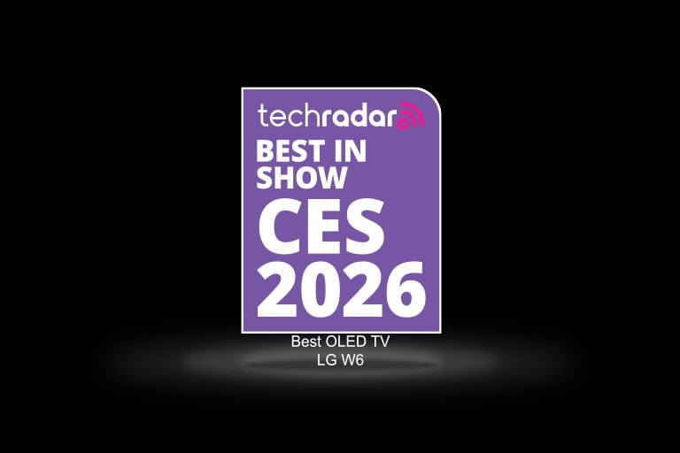 Телевизорът LG OLED evo бе отличен като „Най-добър OLED телевизор“ от TechRadar на изложението CES 2026.