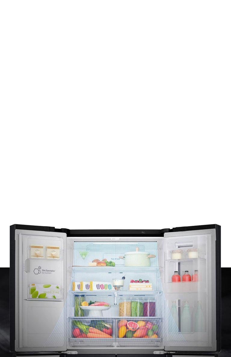 Бързо охлаждане на продукти, поставени на вратата2