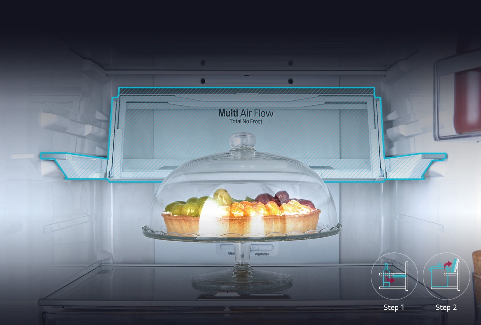 Сгъваща се полица с 2 степени1