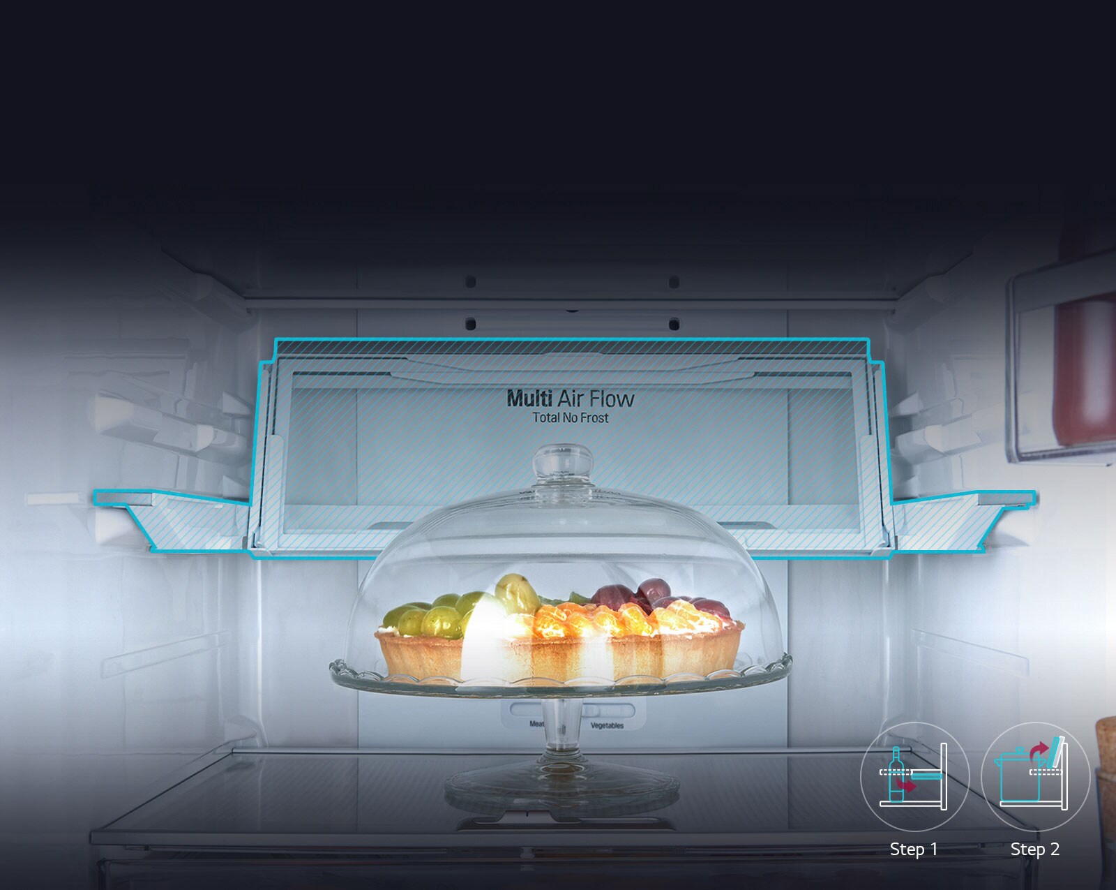 Сгъваща се полица с 2 степени1