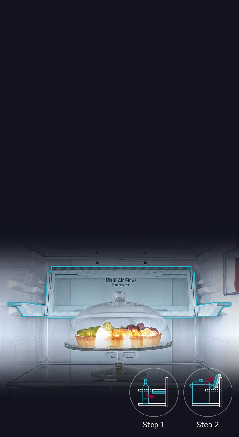 Сгъваща се полица с 2 степени2