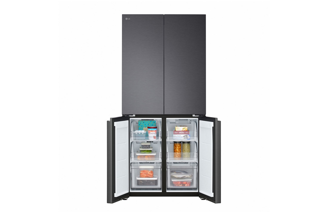 LG Multi-Door хладилник, DoorCooling+™ и ThinQ™ технология, 580L капацитет, Хладилник LG - пресни храни вътре, прецизно охлаждане и балансирана свежест, GMBS30SDEP, thumbnail 9