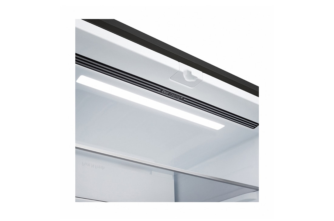 LG Multi-Door хладилник, DoorCooling+™ и ThinQ™ технология, 580L капацитет, Хладилник LG - сензорен контролен панел на вътрешната стена, GMBS30SDEP, thumbnail 15