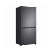 LG Multi-Door хладилник, DoorCooling+™ и ThinQ™ технология, 580L капацитет, Хладилник LG - изглед отляво, GMBS30SDEP, thumbnail 2