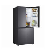 LG Multi-Door хладилник, DoorCooling+™ и ThinQ™ технология, 580L капацитет, Хладилник LG - пресни храни вътре, прецизно охлаждане и балансирана свежест, GMBS30SDEP, thumbnail 4