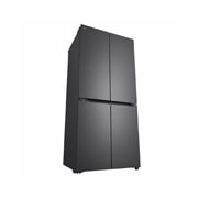 LG Multi-Door хладилник, DoorCooling+™ и ThinQ™ технология, 580L капацитет, Хладилник LG - изглед отляво, GMBS30SDEP, thumbnail 11