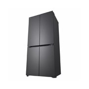 LG Multi-Door хладилник, DoorCooling+™ и ThinQ™ технология, 580L капацитет, Хладилник LG - изглед отдясно, GMBS30SDEP, thumbnail 12