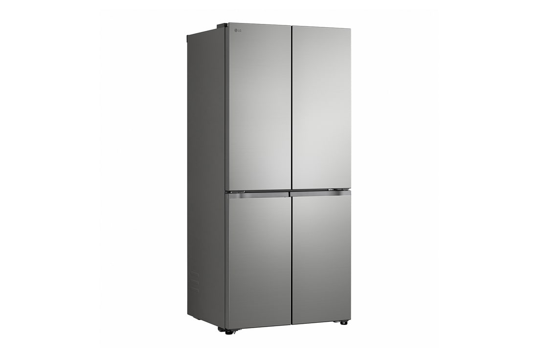 LG Multi-Door хладилник, DoorCooling+™ и ThinQ™ технология, 580L капацитет, Хладилник LG - изглед отляво, GMBS30SEPY, thumbnail 2