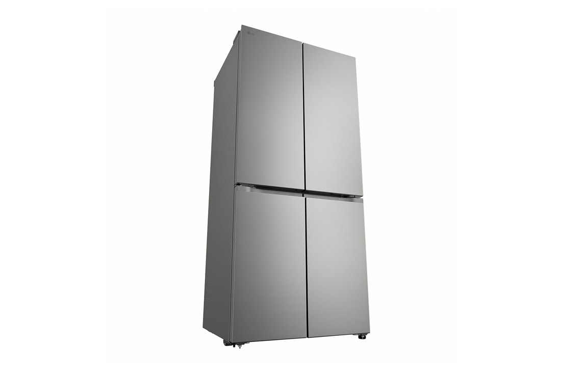 LG Multi-Door хладилник, DoorCooling+™ и ThinQ™ технология, 580L капацитет, Хладилник LG - изглед отляво, GMBS30SEPY, thumbnail 11