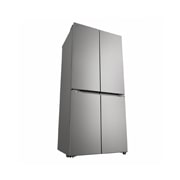 LG Multi-Door хладилник, DoorCooling+™ и ThinQ™ технология, 580L капацитет, Хладилник LG - изглед отляво, GMBS30SEPY, thumbnail 11