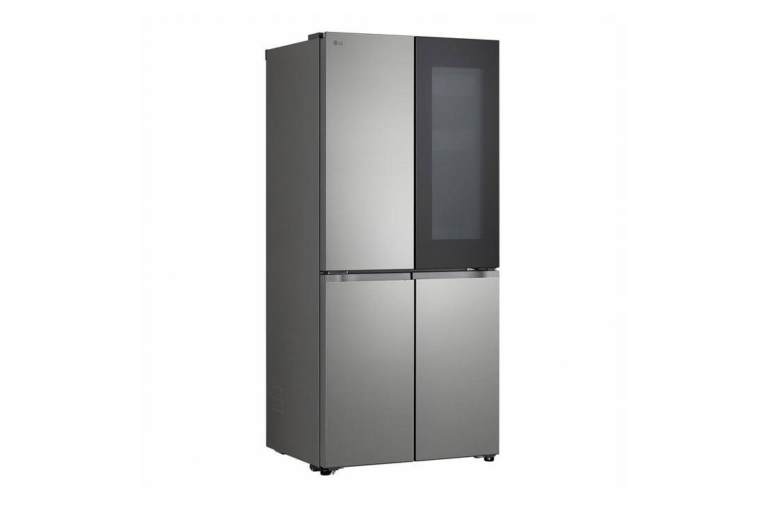 LG InstaView™ Multi-Door хладилник, DoorCooling+™ технология, 580L капацитет, Хладилник LG - изглед отляво, GMVS30SEPY, thumbnail 2