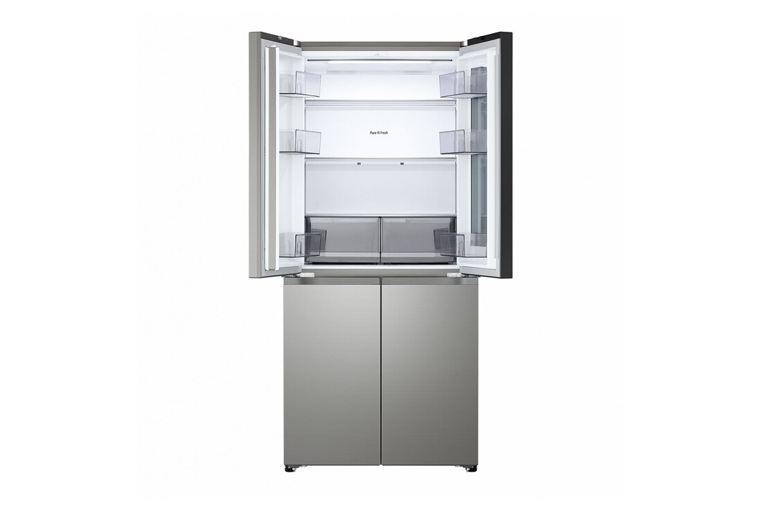 LG InstaView™ Multi-Door хладилник, DoorCooling+™ технология, 580L капацитет, Хладилник LG - изглед на вътрешността, GMVS30SEPY, thumbnail 6