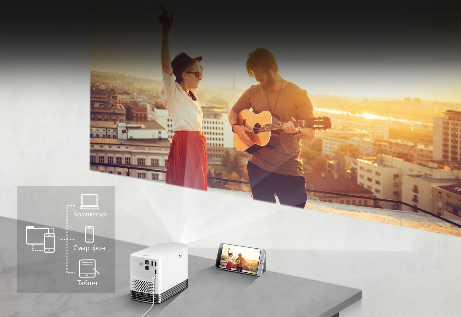 Огледален образ на безжично свързани екрани 1